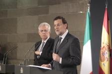 Mario Monti y Mariano Rajoy