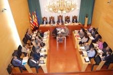 Pleno de Badalona presidido por Xavier Garcia Albiol