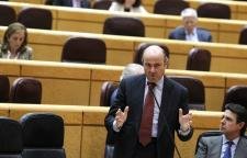 Luis De Guindos, En El Pleno Del Senado