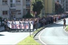 Trabajadores de Fagor se manifiestan en Arrasate