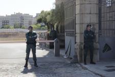 Registro en la sede de Adif en Barcelona