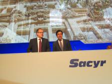 El presidente de Sacyr, Manuel Manrique, y el vicepresidente Demetrio Carceller
