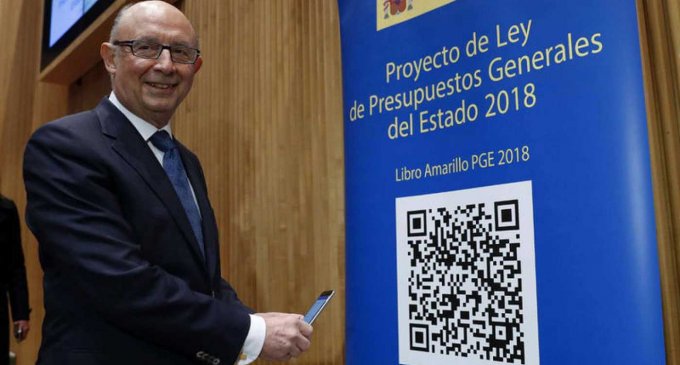 El gobierno presenta los Presupuestos Generales de 2018 en el Congreso