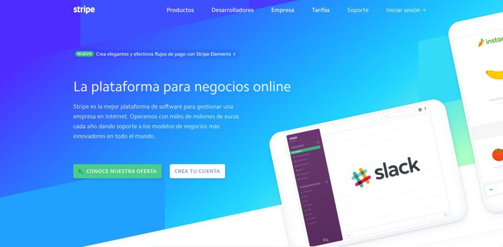 Stripe, pasarela de pago para negocios online