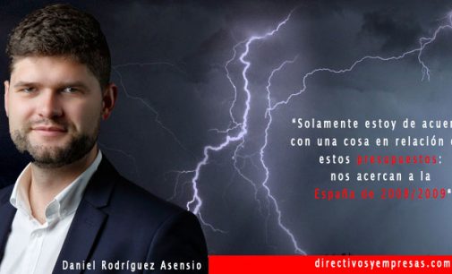 Daniel Rodríguez Asensio: “Los presupuestos demuestran que necesitamos elecciones ya”