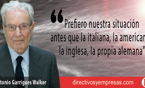 Garrigues y la incertidumbre: “en España hay déficit de mentalidad global”