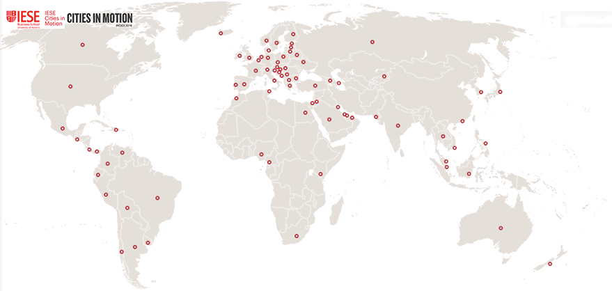 Ranking Cities in Motion