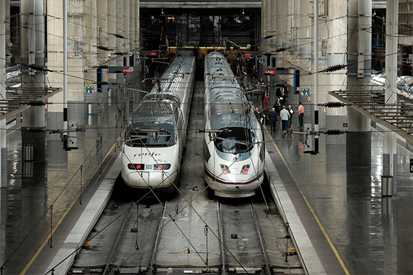 Alta velocidad del sector ferroviario