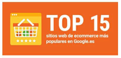 Los 15 ecommerce más buscados.