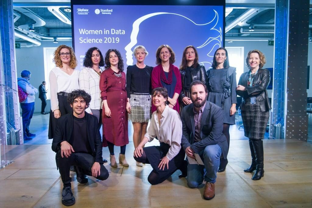 Ponentes de la Conferencia Women in Data Science en Madrid.