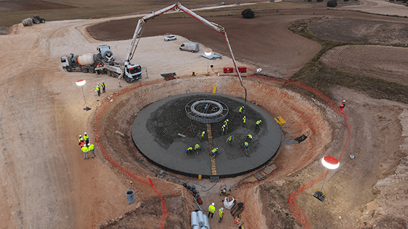 Cómo construir un parque eólico.