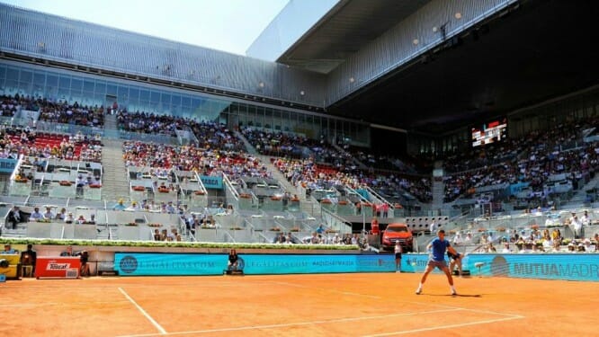 El Mutua Madrid Open se juega en la Caja Mágica.