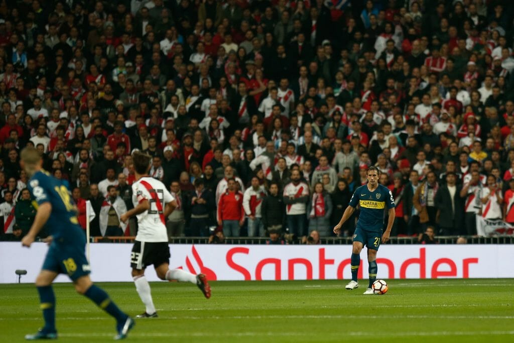 Santander también patrocina la Copa Libertadores.