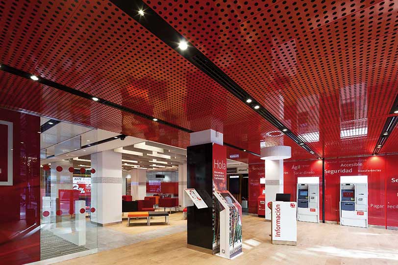 Oficinas Smart Red de Banco Santander.