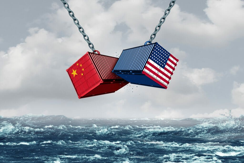 Tensiones comerciales entre Estados Unidos y China.