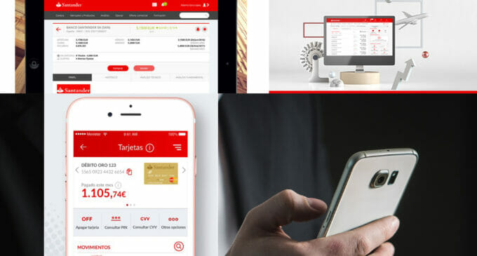 Santander espera terminar el año con 1.000 millones de accesos digitales por parte de los clientes