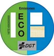 Los vehículos movidos por gas tienen la etiqueta ECO de la DGT.