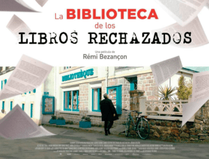 Cartel de la película "La biblioteca de los libros rechazados".