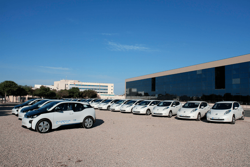 Vehículos eléctricos de Endesa.