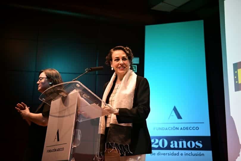 Magdalena Valerio en la presentación de la Alianza CEO Diversidad.