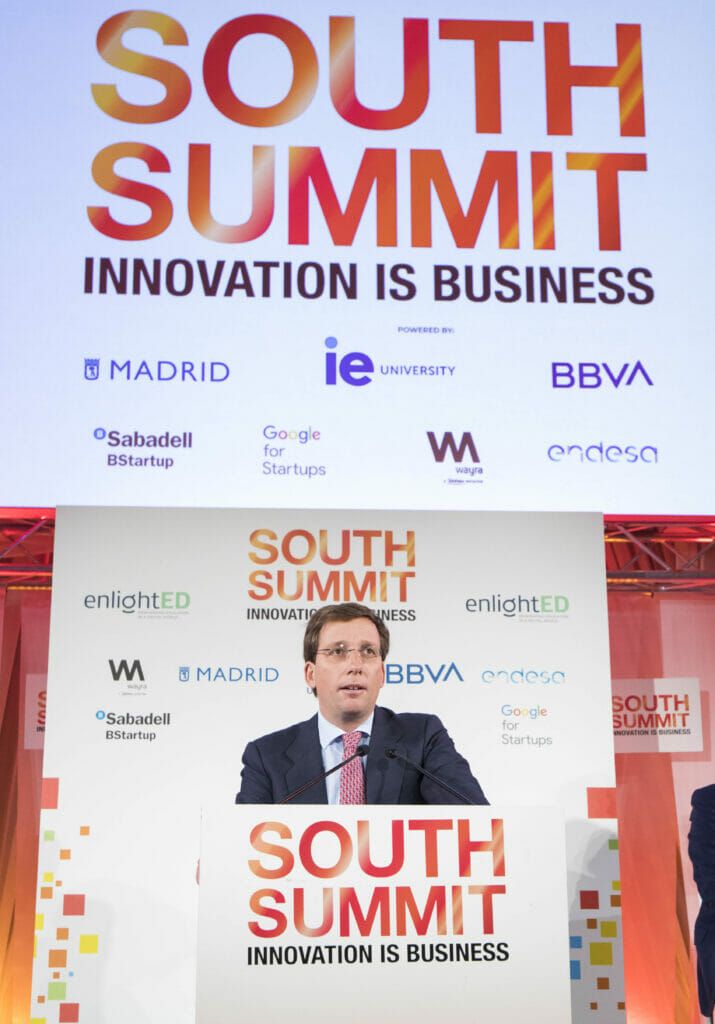 Martínez Almedia en el South Summit 2019.