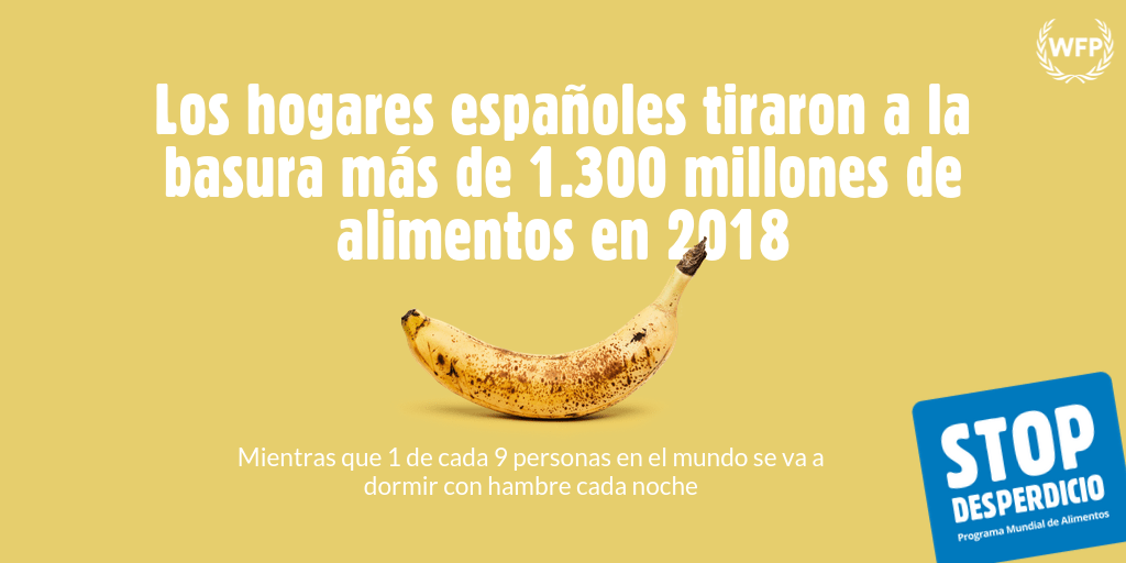 desperdicio de alimentos en España