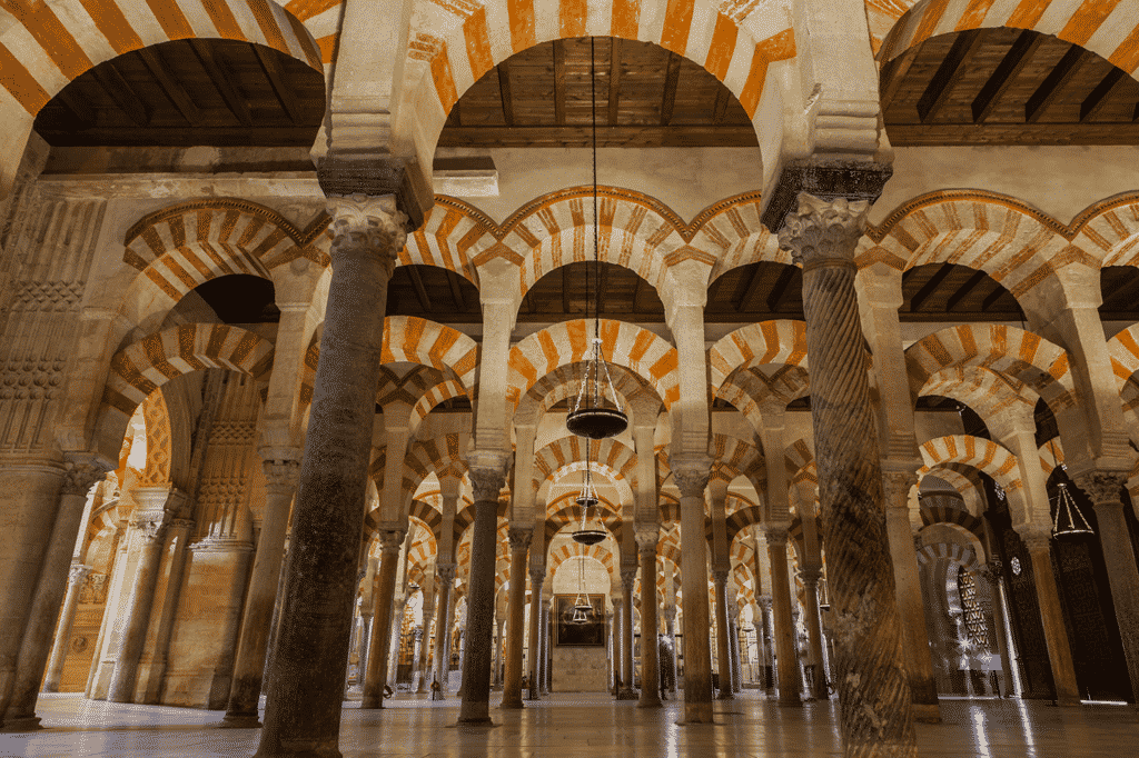 Imagen del interior de la Mezquita de Córdoba.
