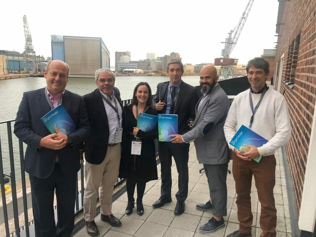 Presentación del EFQM 2020 en Helsinki.