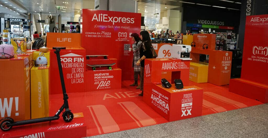 el corte ingles se alía con aliexpress