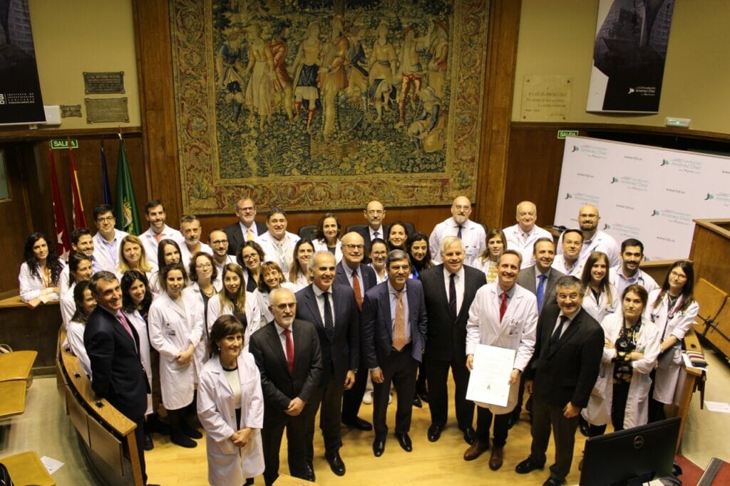 El equipo de Oncohealth Institute es acreditado por su calidad asistencial.