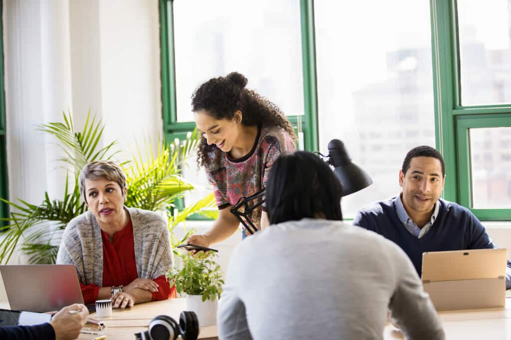 Espacio de trabajo innovador.