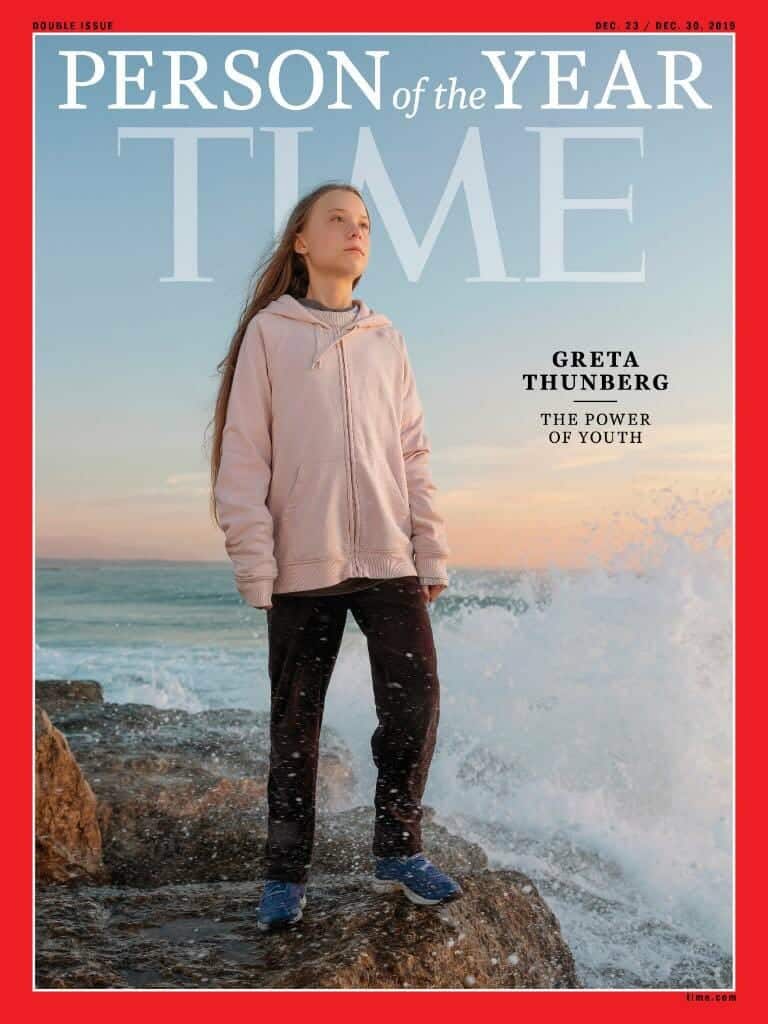 Portada Time Greta Thunberg