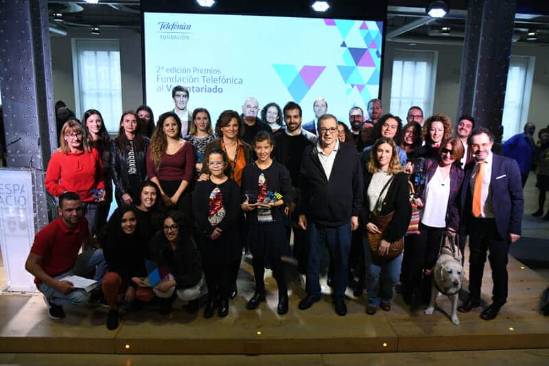 segunda edición de los premios fundacion telefónica a las mejores iniciativas al voluntariado