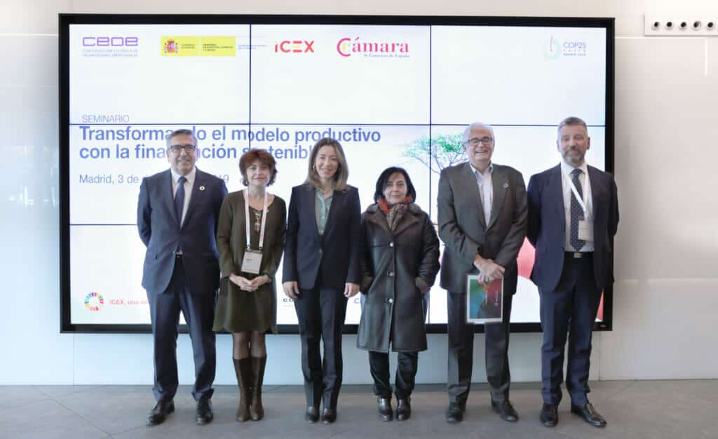 Seminario ICEX COP25 financiación sostenible