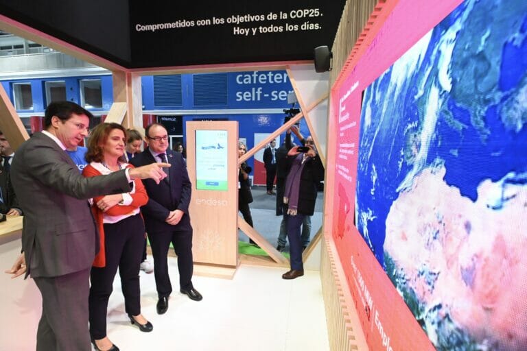Teresa Ribera con Endesa en la COP25