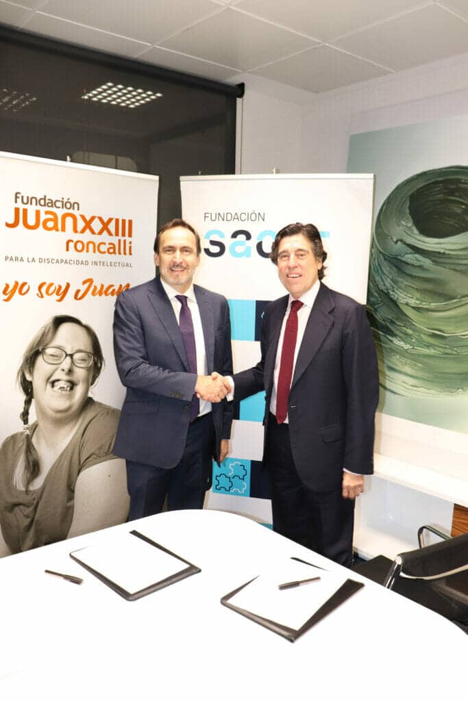 Acuerdo Sacyr formación de personas con discapacidad Fundación Juan XXIII Roncalli.