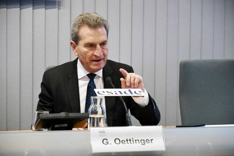 Günther H. Oettinger en Esade