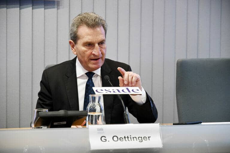 Günther H. Oettinger en Esade