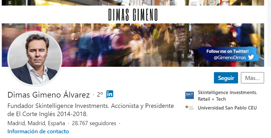 Perfil Dimas Gimeno - LinkedIn