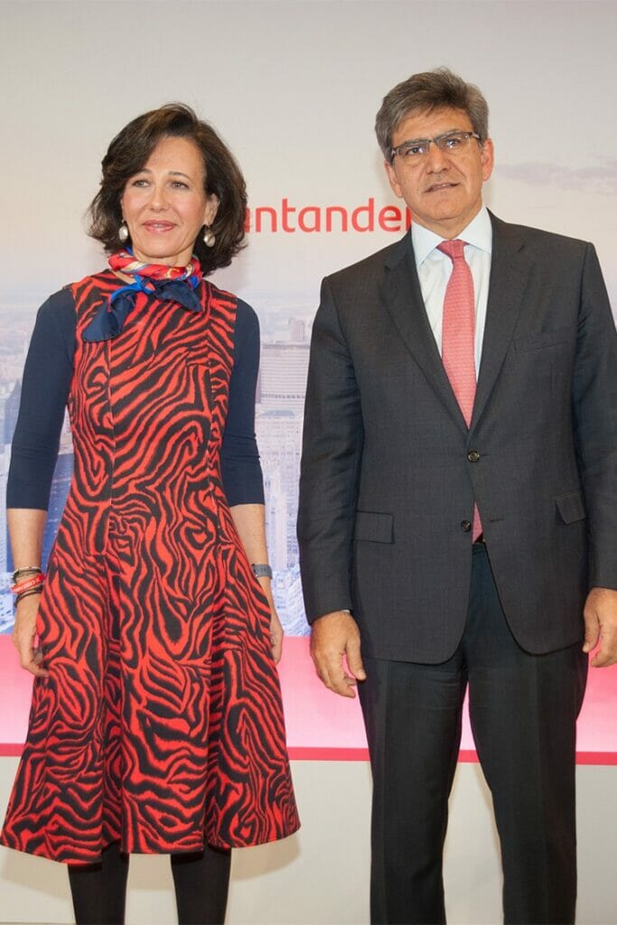 Ana Botin y José Antonio Álvarez Banco Santander