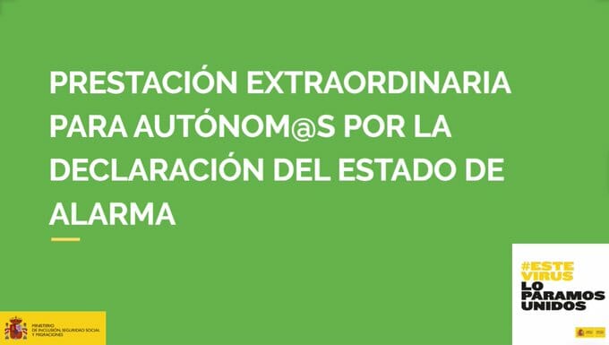 Ayudas autónomos en estado de alarma por coronavirus