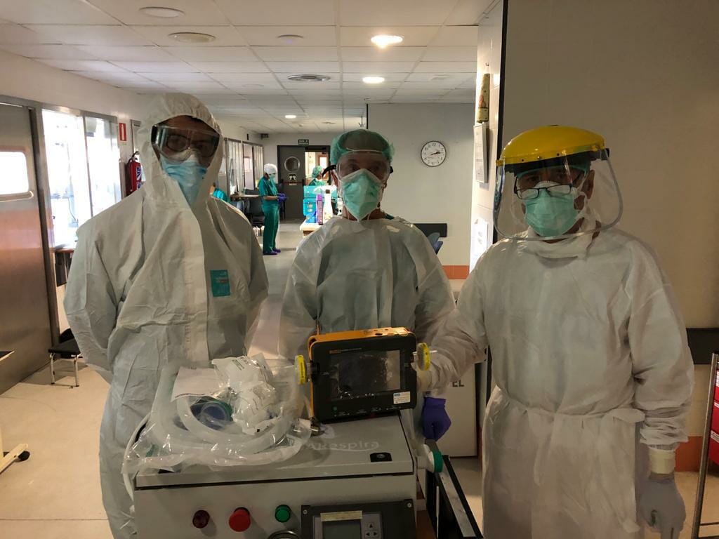 Andalucía Respira es un proyecto para fabricar respiradores de emergencia.