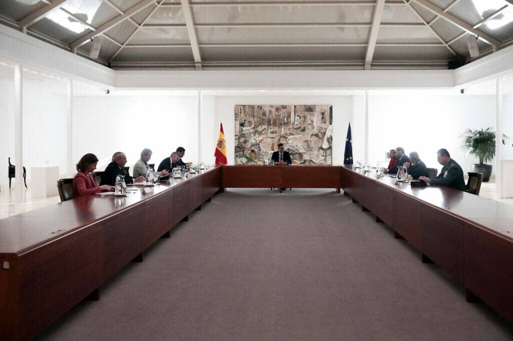 Reunión en La Moncloa del Comité de expertos del Covid-19.