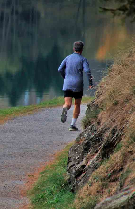 Correr es bueno para mejorar la salud mental.