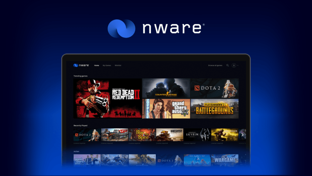 Nware plataforma gaming en la nube