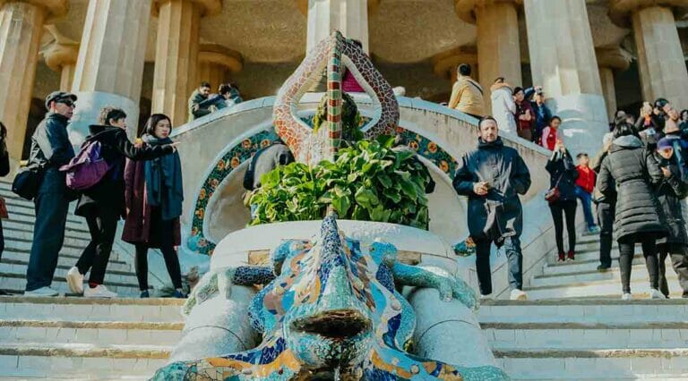 Turistas en Barcelona