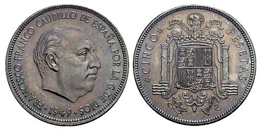 pesetas 1949