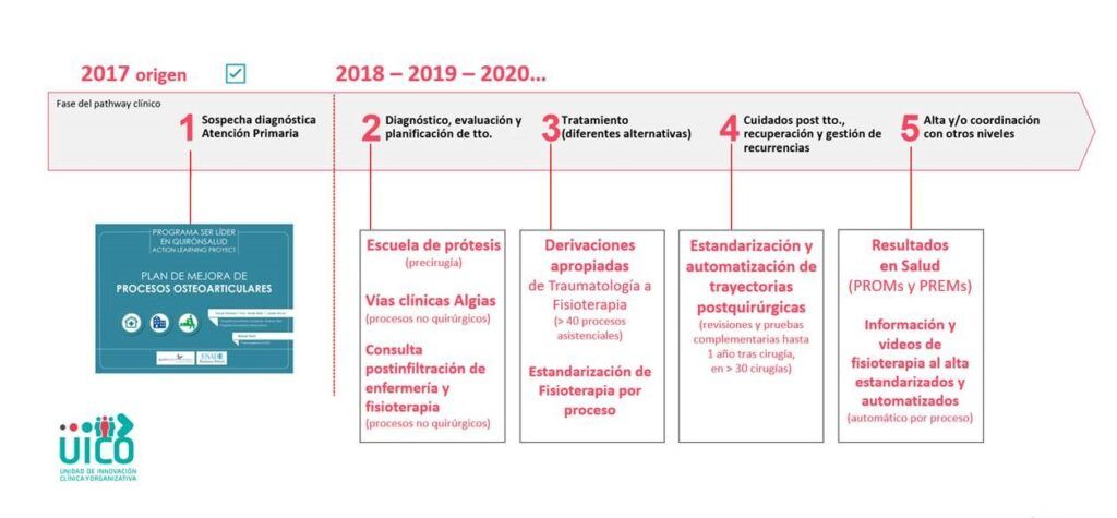 Principales líneas de desarrollo del proyecto APLO, Nuevo modelo asistencial en Aparato Locomotor