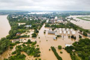 inundaciones propias del efecto del cambio climático