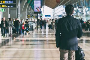 turistas aeropuerto